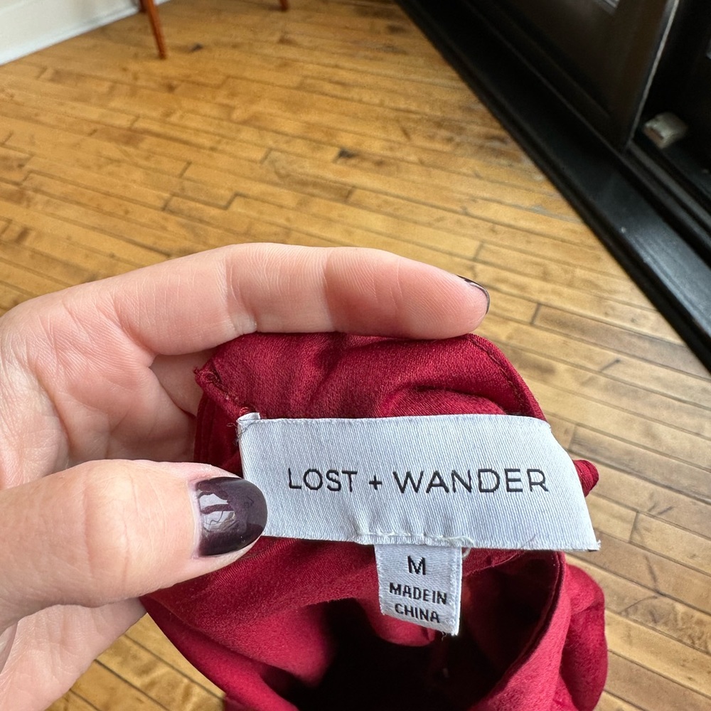 Lost + Wander Red Maxi Dress - Picture 3 of 3